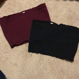 Bundle of two PINK bandeaus!